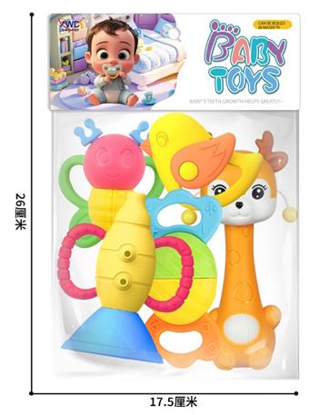 Dental teething bell (5PCS)   ITEM NO.： W037171