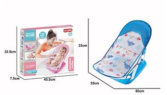 Blue baby multifunctional shower chair with pillow   ITEM NO.： W028792