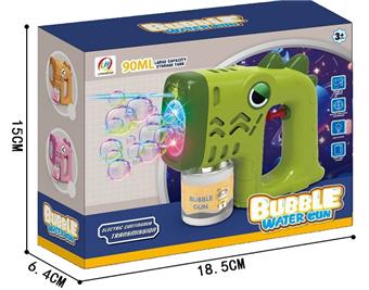 Dinosaur Bubble Water Gun 2-in-1   ITEM NO.： W018890