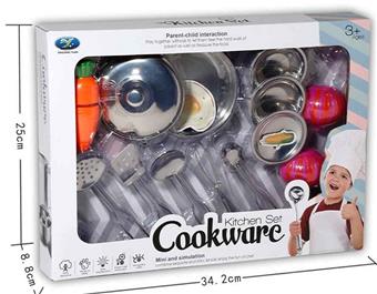 Stainless steel tableware for playing house   ITEM NO.： W023674