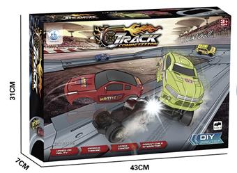 Collision explosion racing track car   ITEM NO.： W025962
