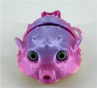 6CM Pufferfish Keychain Chain Ring   ITEM NO.： W025145