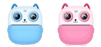 S5 Owl Children's Printer Camera Digital Camera DSLR HD Instant Printing Ink Free Thermal Paper 2.4-inch Dual Camera (Includes built-in lithium battery, 1 roll of thermal paper, can print approximately 50 photos)   ITEM NO.： W029165