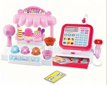 Girl's Ice Cream Shop Cash Register (GCC) Play Home Cashier   ITEM NO.： W020870