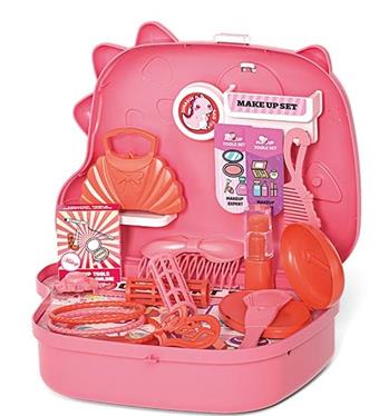 Cartoon Dinosaur Home Makeup Backpack Set   ITEM NO.： W028779