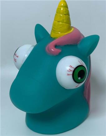 Explosive Eye Squeezing Stress Relieving Unicorn Head   ITEM NO.： W036692