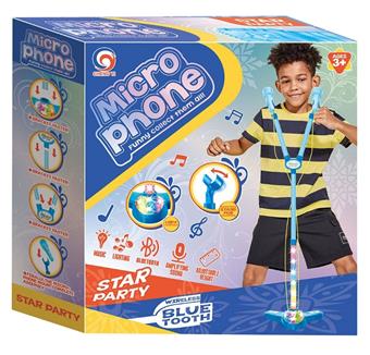 Boys with dual microphones and Bluetooth lighting music   ITEM NO.： W024277