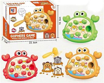 Crabs hitting groundhogs   ITEM NO.： W022164