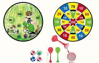 BEN10 74cm CM double-sided folding target with dart and adhesive ball (CPC)   ITEM NO.： W019639