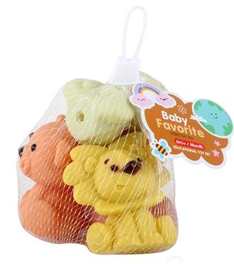 Four sets of wheat straw rubber coated animals   ITEM NO.： W033925