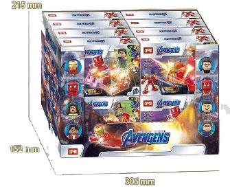 Spider Man 8-in-1 Building Blocks Display Box   ITEM NO.： W029255