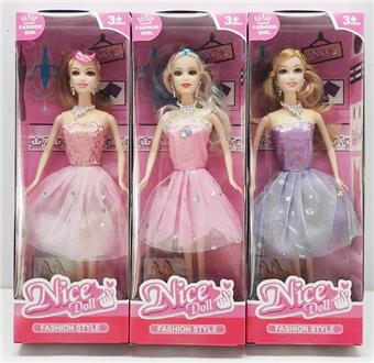 11.5 inch active hand empty body Nes Barbie doll 3 mixed styles   ITEM NO.： W024686