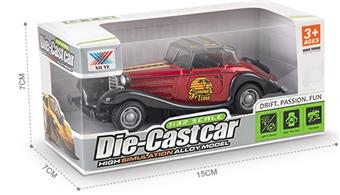 1: 32 alloy police car, Mercedes Benz vintage car, lighting, music, and power (set of 1)   ITEM NO.： W033690