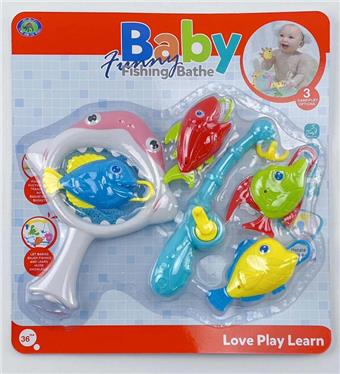 (Bathroom Shark Net Fishing with Light Little Cute Fish Series Single)   ITEM NO.： W035269