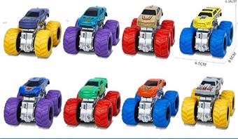 1: 64 four-wheel drive dual inertia alloy stunt large wheeled vehicle   ITEM NO.： W028842