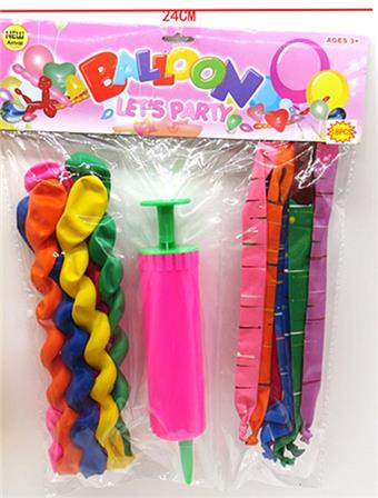 2 mixed 18 balloons+1 pump   ITEM NO.： W027762