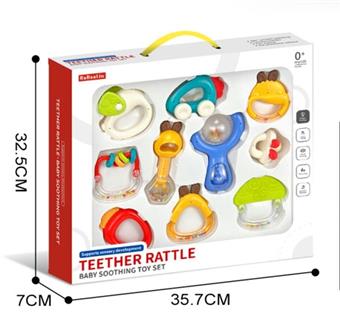 Baby puzzle hand bell (can be boiled in water)   ITEM NO.： W020840