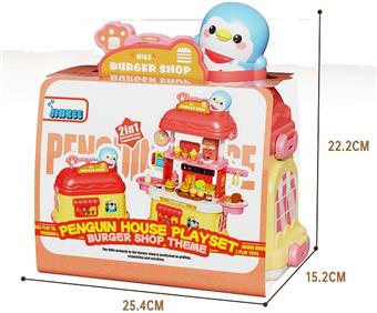 Mini Penguin House House Home Burger Style   ITEM NO.： W028242