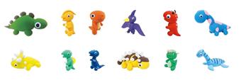 Cool Clay - Jurassic Era Theme   ITEM NO.： W035421