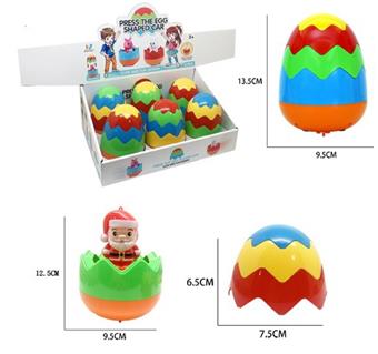 Press the Santa Claus Easter egg cart   ITEM NO.： W040450