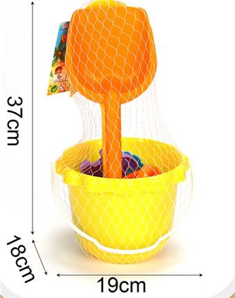 Beach bucket set of 8 pieces   ITEM NO.： W037493