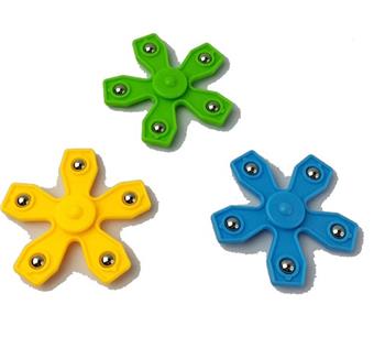 5-leaf, 8-centimeter iron bead gyroscope, 4 hybrid models   ITEM NO.： W034516