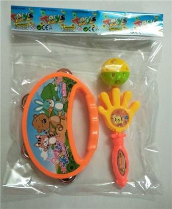 Cartoon bell drummer beats the bell   ITEM NO.： W036958