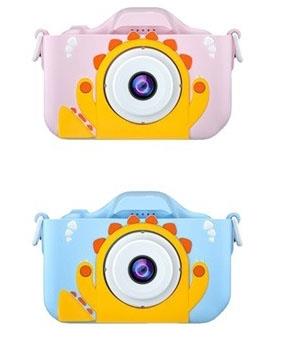 X2 Monster HD Dual Camera Silicone Shell Children's Camera Simulation Cartoon Digital Camera DSLR HD IPS Screen 2.0-inch Dual Camera 300000 Pixel (Comes with built-in lithium battery)   ITEM NO.： W029217