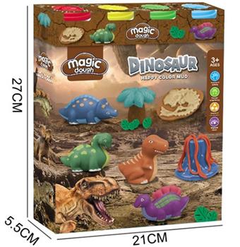 Dinosaur colored clay   ITEM NO.： W034844