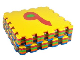 EVA Arabic numeral floor mat puzzle 10pcs - (EVA puzzle EVA floor mat)   ITEM NO.： W032505