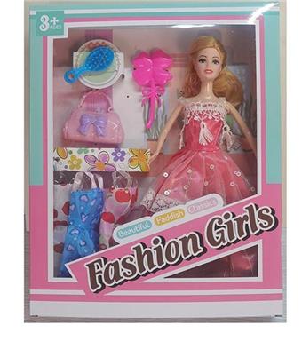 New high-end box 11.5 inch active hand solid body Barbie hanging skirt bag combing mirror accessories   ITEM NO.： W033331