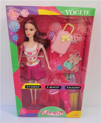 11 inch Solid Joint Barbie Doll Dress Up and Clothing Pulling Camera   ITEM NO.： W028368