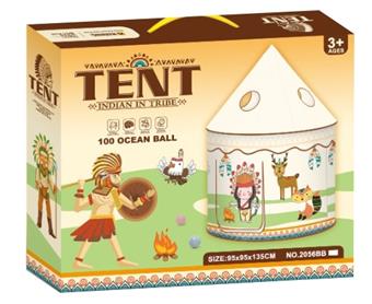 Mongolian style Indian tent with 100 balls   ITEM NO.： W040165