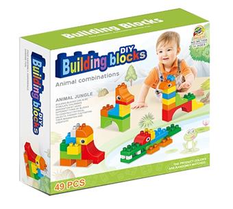 Cute animal building blocks   ITEM NO.： W032936