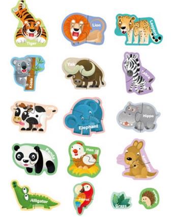 Animal cognitive magnetic puzzle   ITEM NO.： W024207