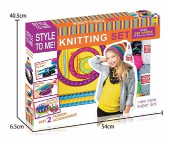 8-in-1 knitting machine (8 colors wool) for women, DIY handmade yarn knitting machine   ITEM NO.： W035704