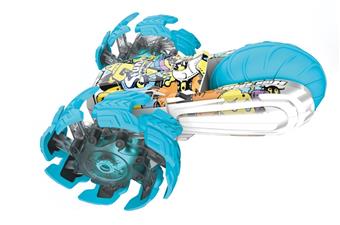 Three wheeled UV light explosion remote control stunt car (2.4G without electricity)   ITEM NO.： W033011