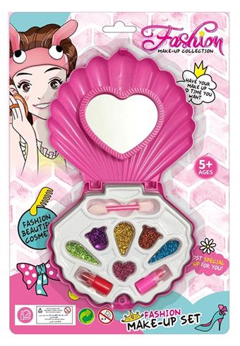 A layer of shell cosmetics (girl's home makeup kit, children's DIY)   ITEM NO.： W039808
