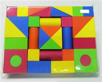 32pcs bagged EVA building blocks   ITEM NO.： W032624