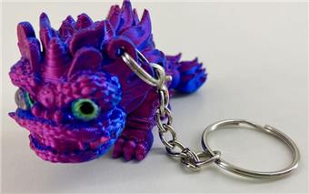 8CM Lion Awakening Keychain Silver Ring   ITEM NO.： W025475