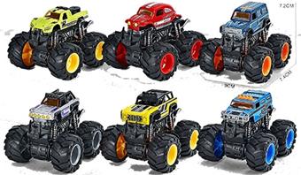 1: 64 four-wheel drive dual inertia alloy stunt large wheeled vehicle   ITEM NO.： W028837