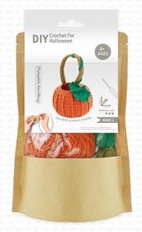 Hook woven fruit pumpkin basket   ITEM NO.： W037519