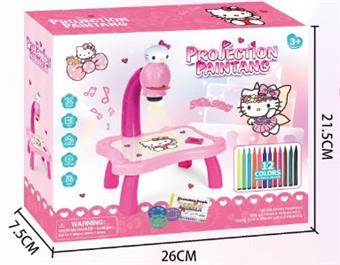 KT Cat Projection Table with Music (3 Slides)   ITEM NO.： W023375