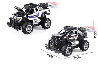 1: 16 Five way alloy Raptor police car with spray (not including electricity)   ITEM NO.： W025608