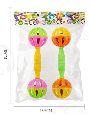 Double headed handle bell (set of 2)   ITEM NO.： W030504