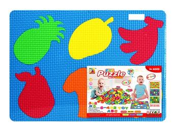 EVA fruit tableware and digital puzzle board   ITEM NO.： W032564