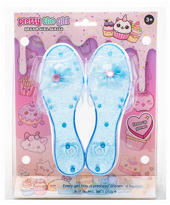 Cross border girl toy princess fairy wand magic wand electroplated crown jewelry gemstone crystal ultrasonic high heels dress up house new DIY set   ITEM NO.： W025917