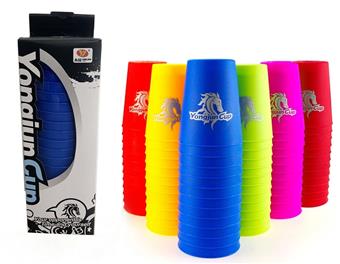 Colorful Speed Stacking Cup (Six Colors)   ITEM NO.： W035651