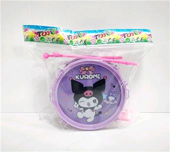 Kuromi Jazz Drum Children's Hand Beating Drum Early Education Children's Cartoon Infant Toy   ITEM NO.： W022362