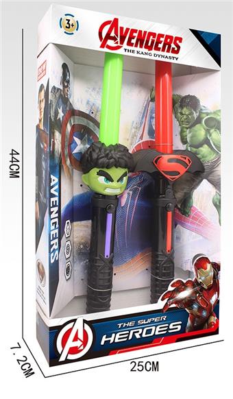 Hulk+Batman Telescopic Stick   ITEM NO.： W041161